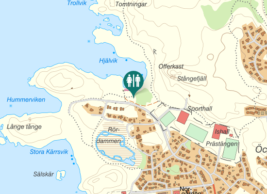 Karta over Norgårdsvägen