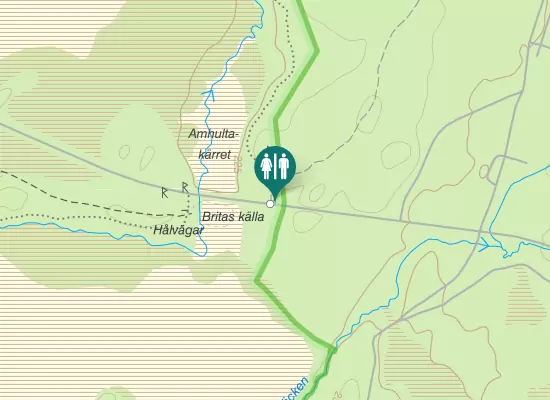 Karta over Ulricehamnsbanan