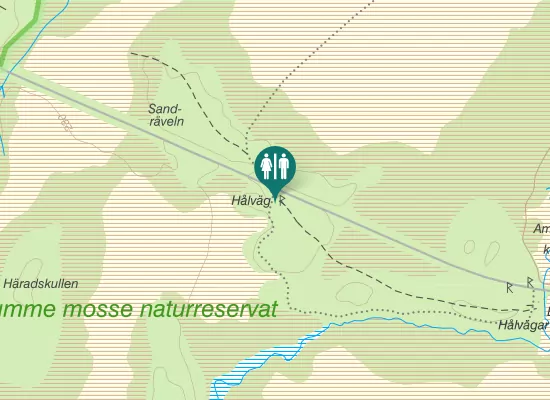 Karta over Ulricehamnsbanan