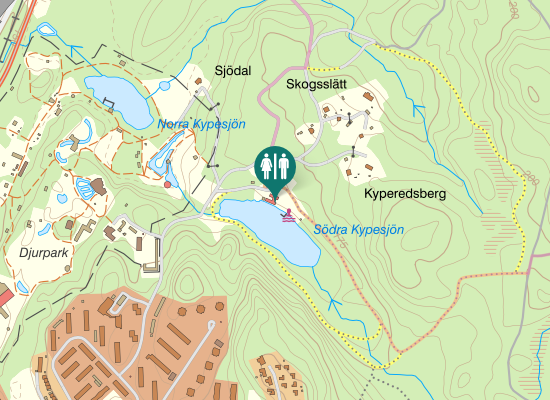 Karta över Margaretagatan