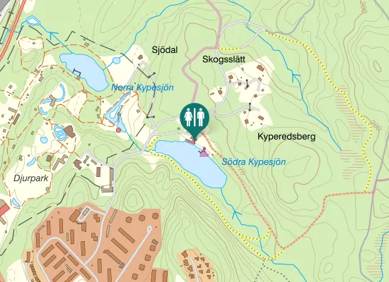 Karta over Margaretagatan