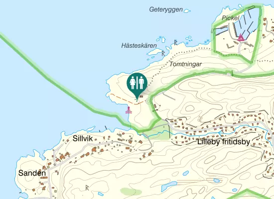 Karta over Lillebyvägen