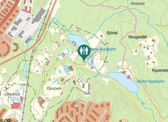 Karta over Margaretagatan