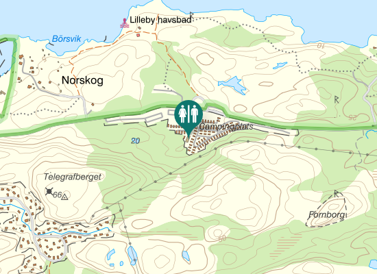 Karta over Lillebyvägen