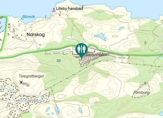 Karta over Lillebyvägen