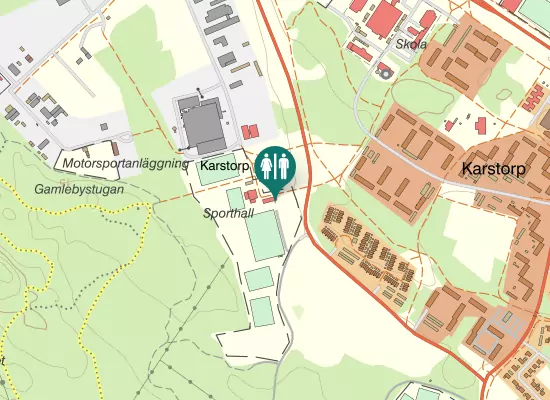 Karta over Vassbäcksvägen