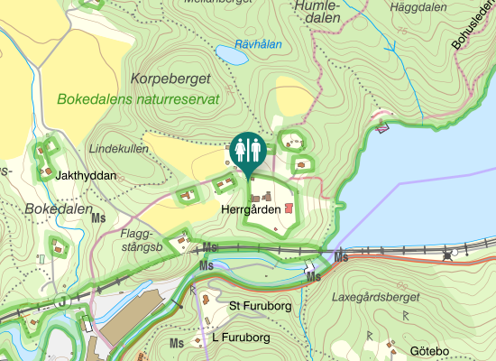 Karta över William Gibsons väg