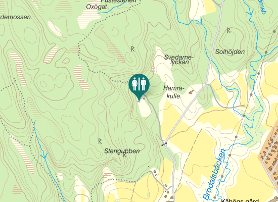 Karta över Lexbydalsvägen