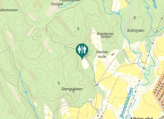 Karta over Lexbydalsvägen