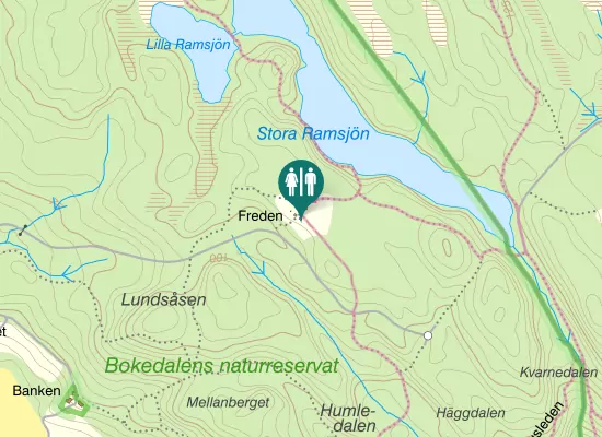 Karta over William Gibsons väg