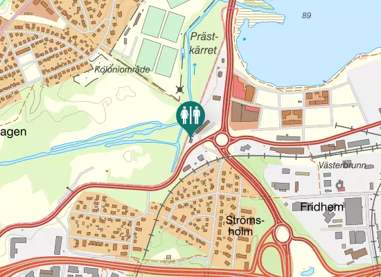 Karta over Hagaleden