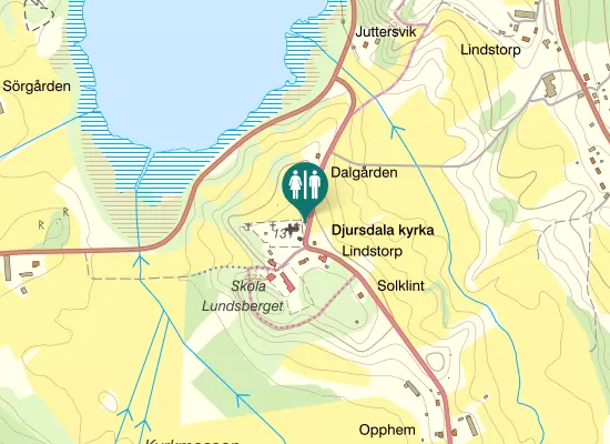 Karta over Prästnäsvägen