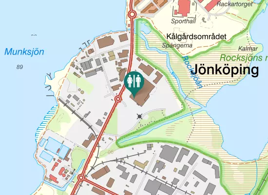 Karta over Herkulesvägen