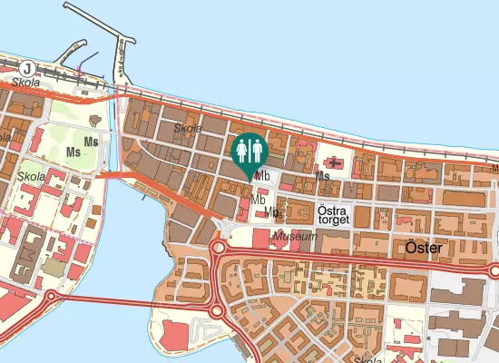 Karta over Smedjegatan