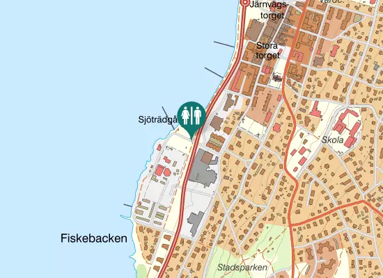 Karta over Fiskaregatan