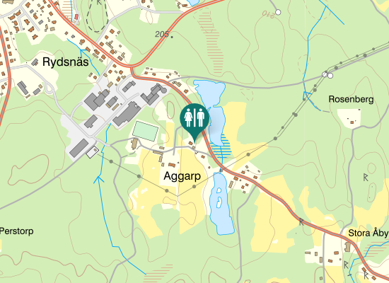 Karta över Axebovägen