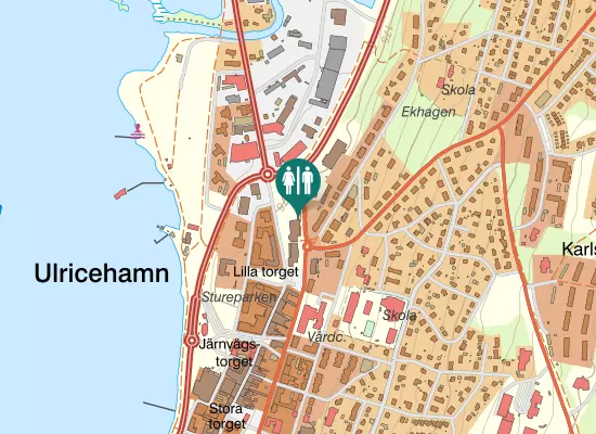 Karta over Bogesundsgatan