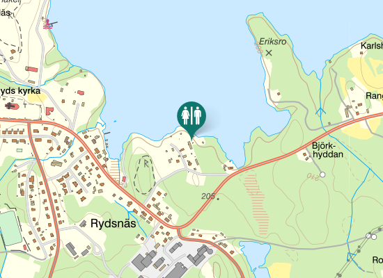 Karta över Rydviksgatan