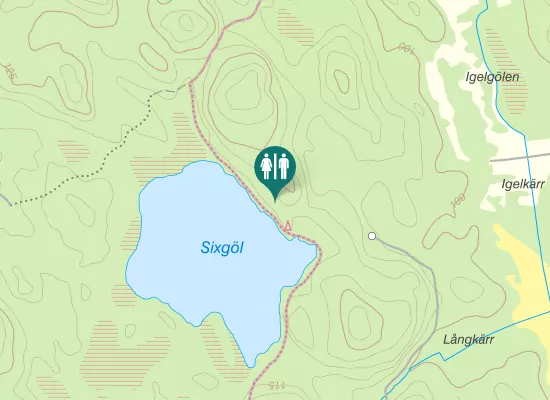 Karta over Källsbergvägen