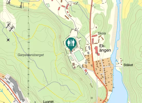 Karta over Trollstigen