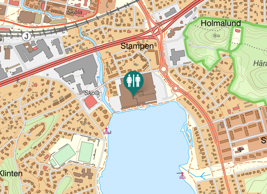 Karta över Gerdskastigen