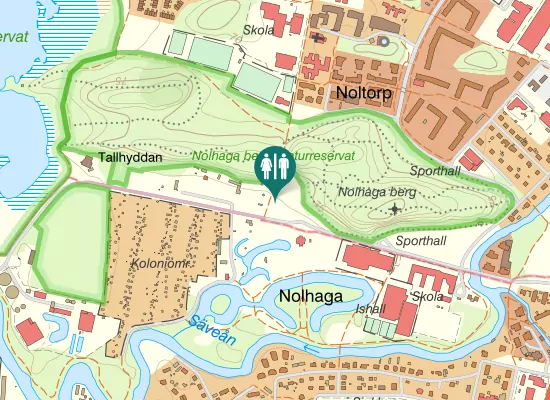 Karta over Klämmavägen