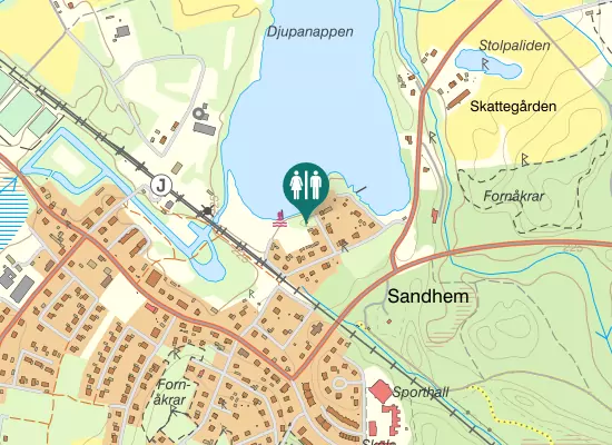 Karta over Campingvägen