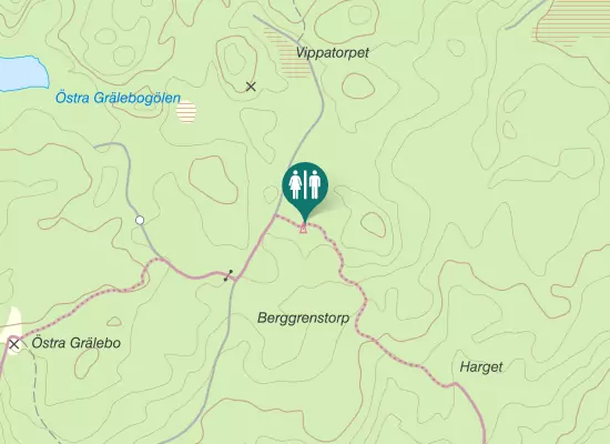 Karta over 2,5 km elljus