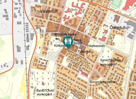 Karta over Nygatan