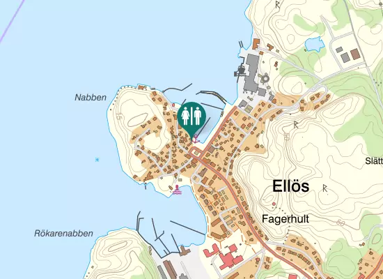 Karta over Bryggvägen