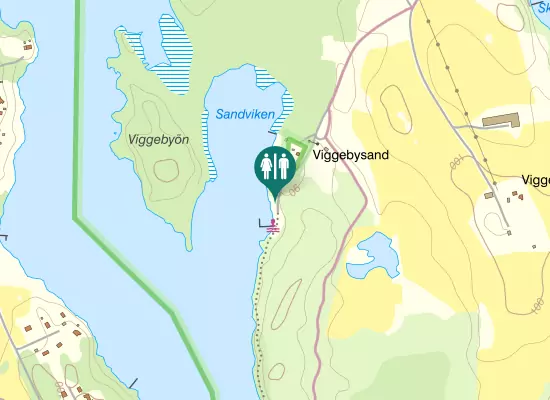 Karta over Norra slingan