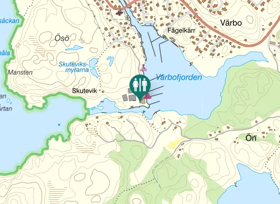 Karta över Ponteviksvägen