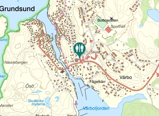 Karta over Lönndalsvägen