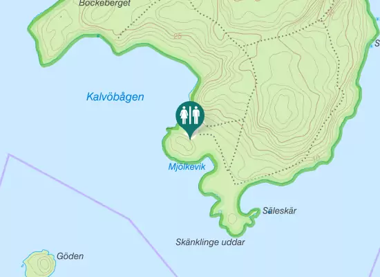 Karta over Sjömansvägen