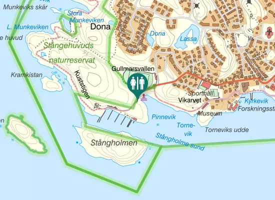 Karta over Pinneviksvägen