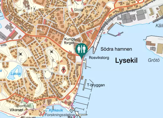 Karta over Södra Hamngatan
