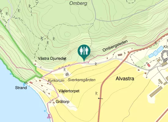 Karta over Södra Sjövägen