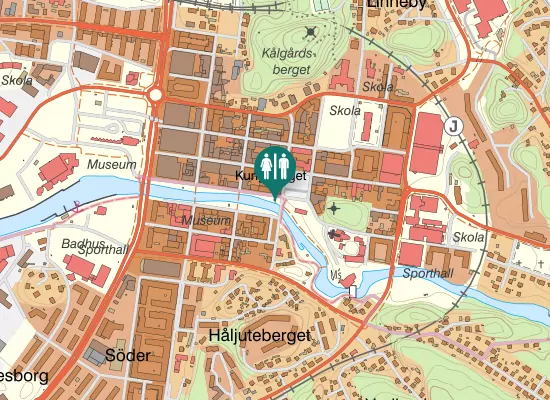 Karta over Norra Hamngatan