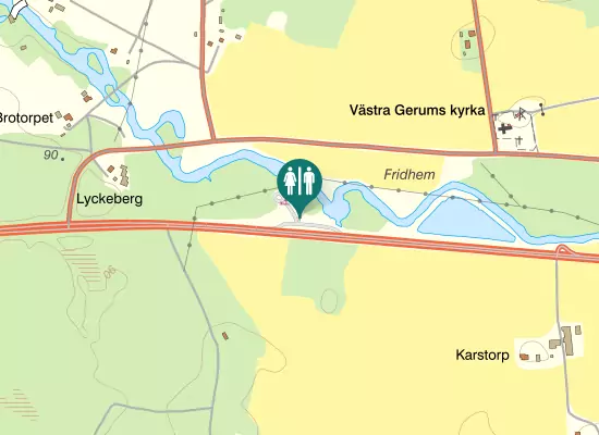 Karta över E 20