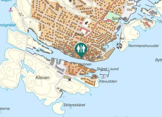 Karta over Smögenbryggan