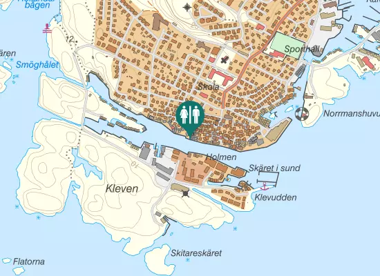 Karta over Smögenbryggan