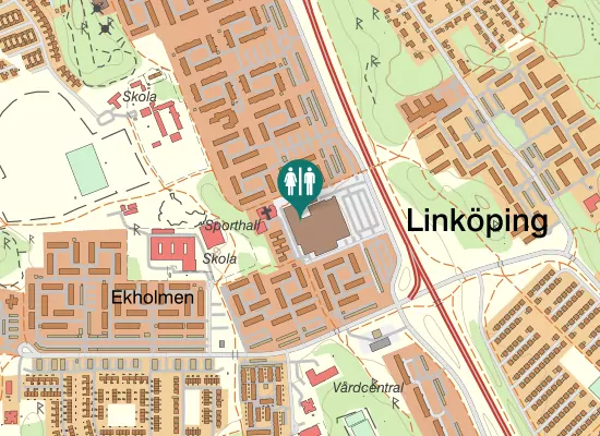 Karta over Ekholmens centrum 2
