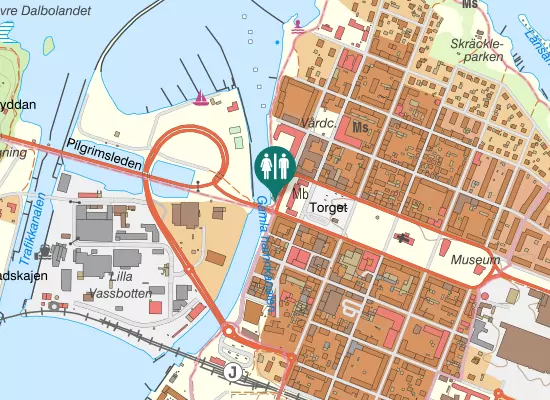Karta över Hamntorget