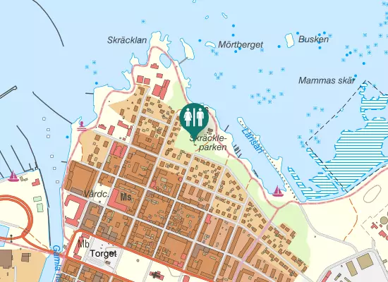 Karta over Kyrkogatan