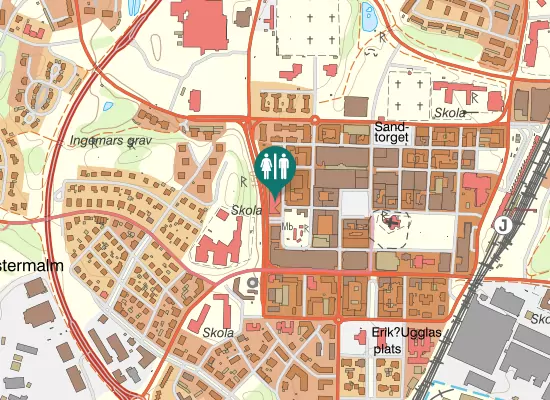 Karta over Hertig Johans gata