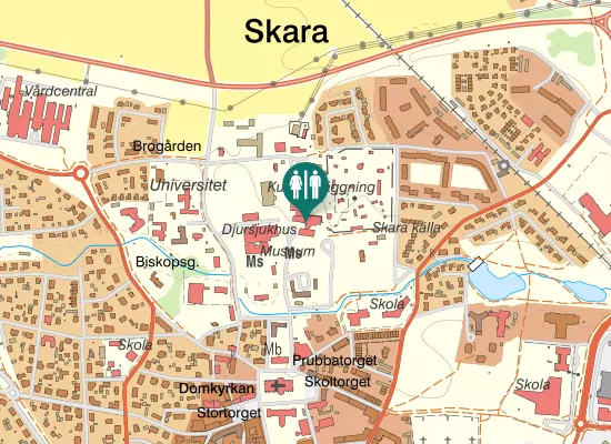 Karta over Sven Adolf Norlings gata