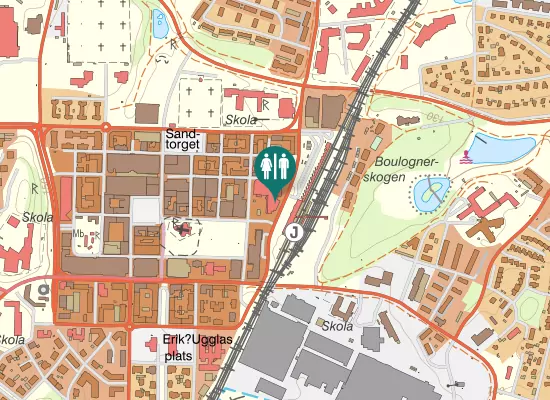 Karta over Stationsgatan