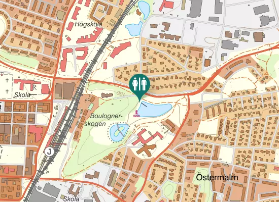 Karta over Boulognergränd