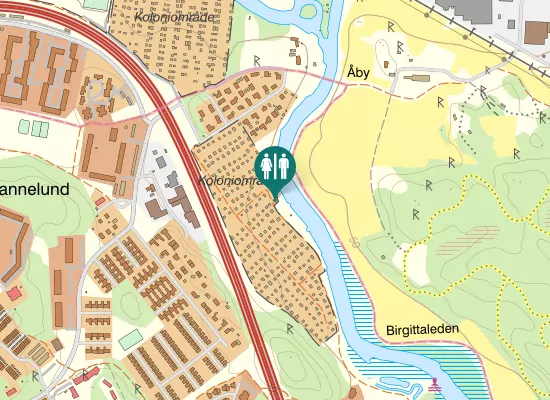 Karta over Åvägen