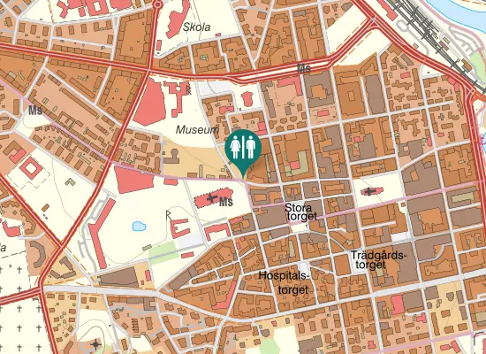 Karta over Ågatan